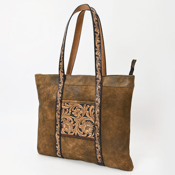 American Darling Tote Hand Tooled Genuine Leather Women Bag Western Handbag Purse
